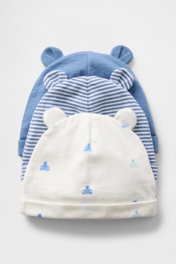 Gorros Algodón Pack X3 Bebé Soft Cornflower