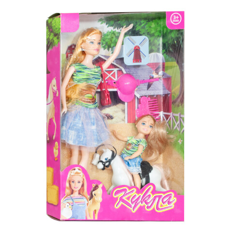 Outlet Muñeca Equitacion c/Muñequita y caballo 20x6x32,5cm Outlet Muñeca Equitacion C/muñequita Y Caballo 20x6x32,5cm