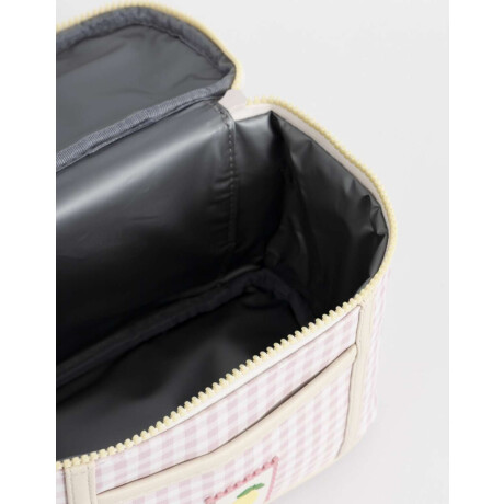 Lunchera Infantil Con Tag Estampado Geometrico