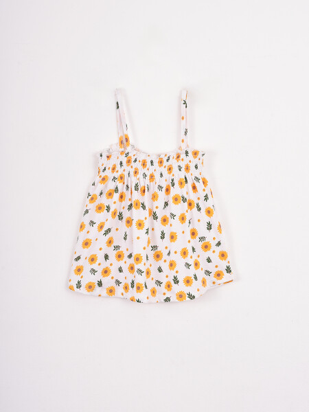 CONJUNTO BLUSA + SHORT AMARILLO