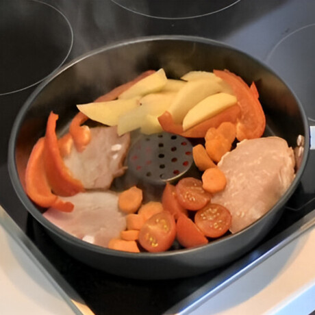 Sartén de aluminio antiadherente - Dry Fry Pan Sartén de aluminio antiadherente - Dry Fry Pan