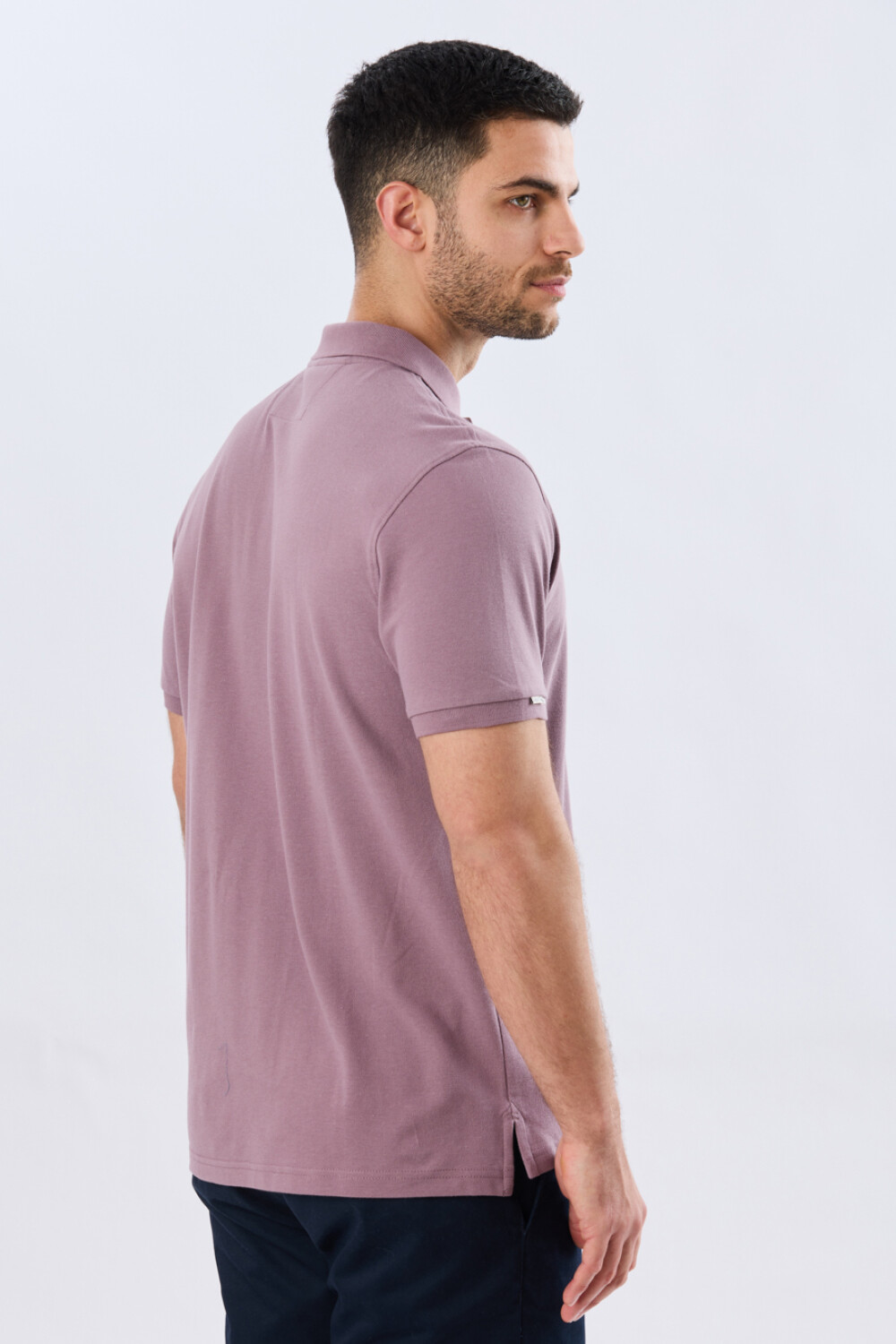 REMERA POLO LISA PIQUÉ Uva