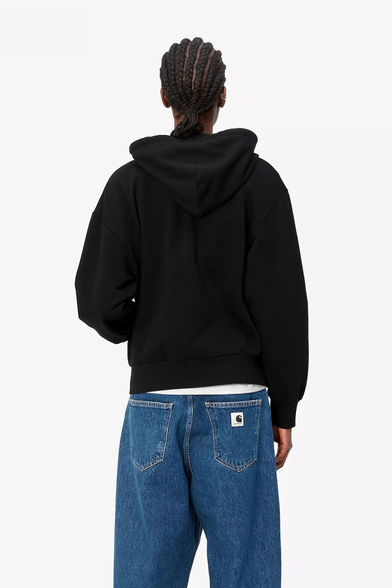W' HOODED CASEY CHAQUETA Negro