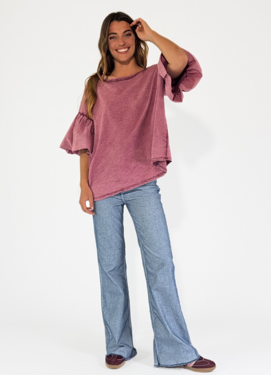 REMERA ISOLA - PURPURA 