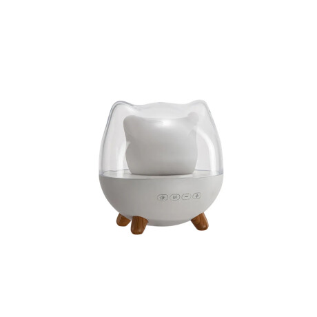 Lámpara gatito con cúpula LED Blanco