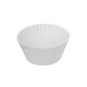 Set x6 pirotines silicona D7,5x3,3 cm BLANCO