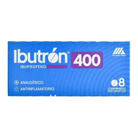 Ibutron 400 Mg X8 Comprimidos Antiinflamatorio Ibutron 400 Mg X8 Comprimidos Antiinflamatorio