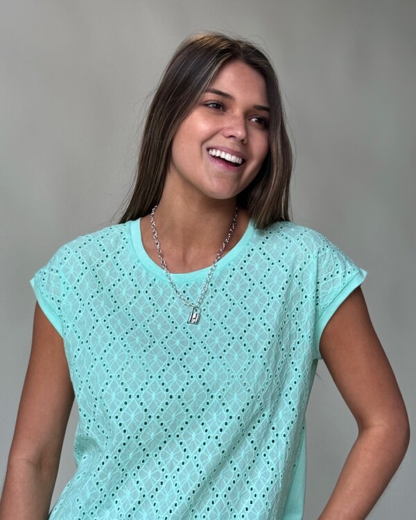 Blusa Emma verde agua