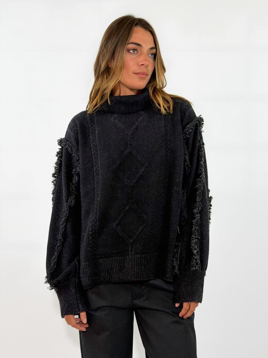 SWEATER LIRIO - NEGRO 