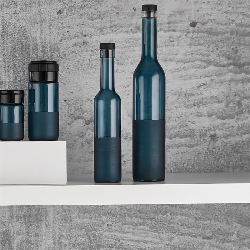 Aceitera Vidrio Azul Cobalt Renga ACEITERA VIDRIO AZUL COBALT RENGA