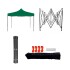 Gazebo Plegable 3x3 Para Playa o Jardín Autoarmable Color Verde Gazebo Plegable 3x3 Para Playa o Jardín Autoarmable Color Verde