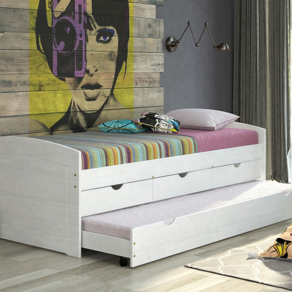 Cama Marinera Madera Maciza Con Cajones - Ulli Cama Marinera Madera Maciza Con Cajones - Ulli