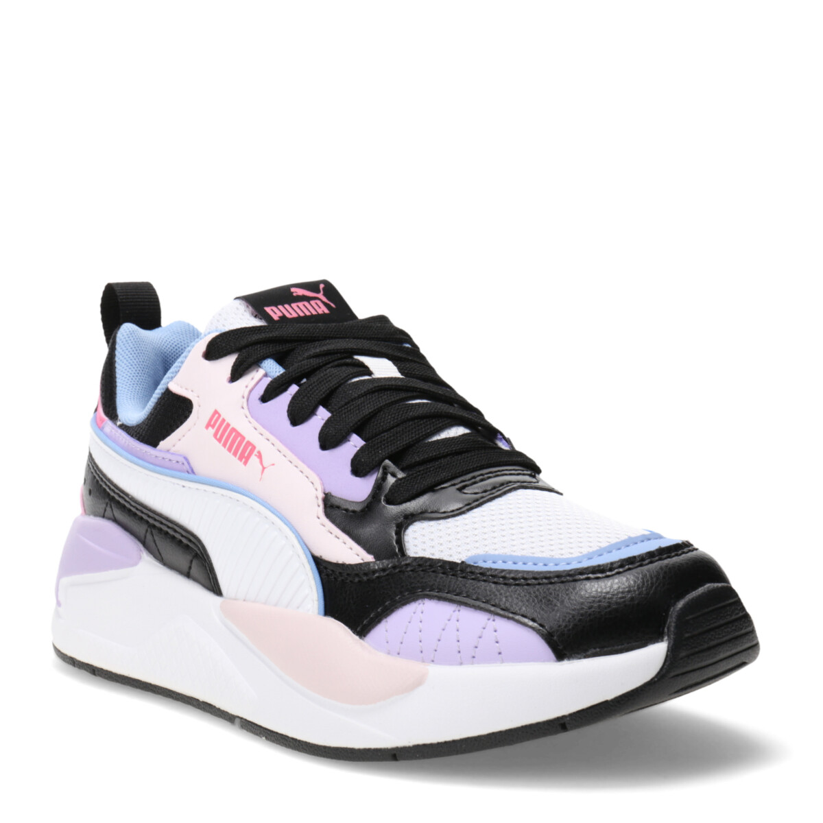 Championes de Mujer Puma X-Ray 2 Square - Blanco - Negro - Violeta 