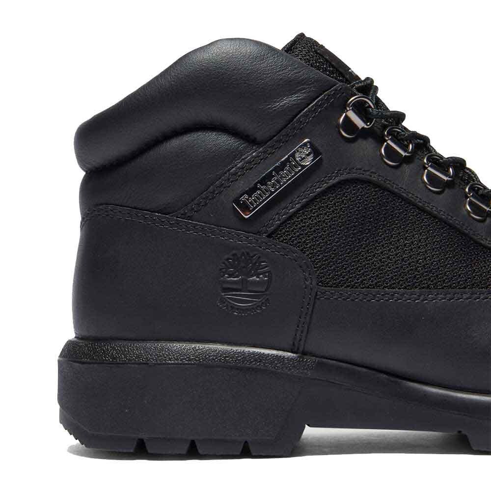 Botas Field Mid Lace Up Waterproof Hombre Black