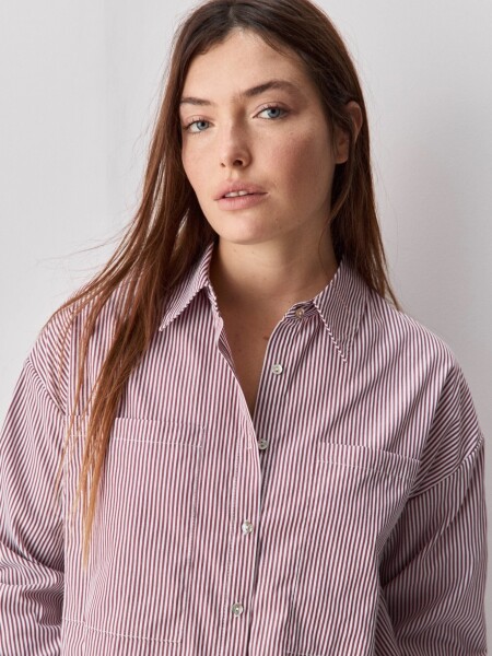 CAMISA ALLIE COLEMAN BORDO