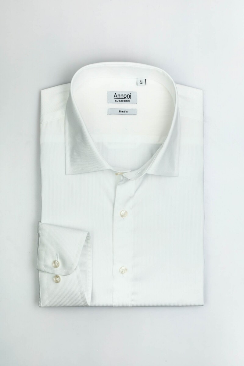 Camisa short collar blanca 