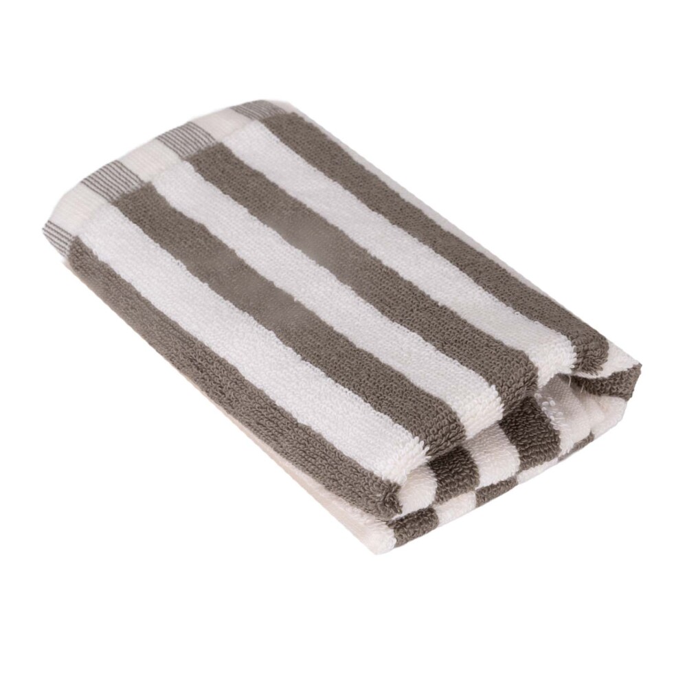 TOALLA DE VISITA BAMBU VERDE BAMBÚ STRIPE