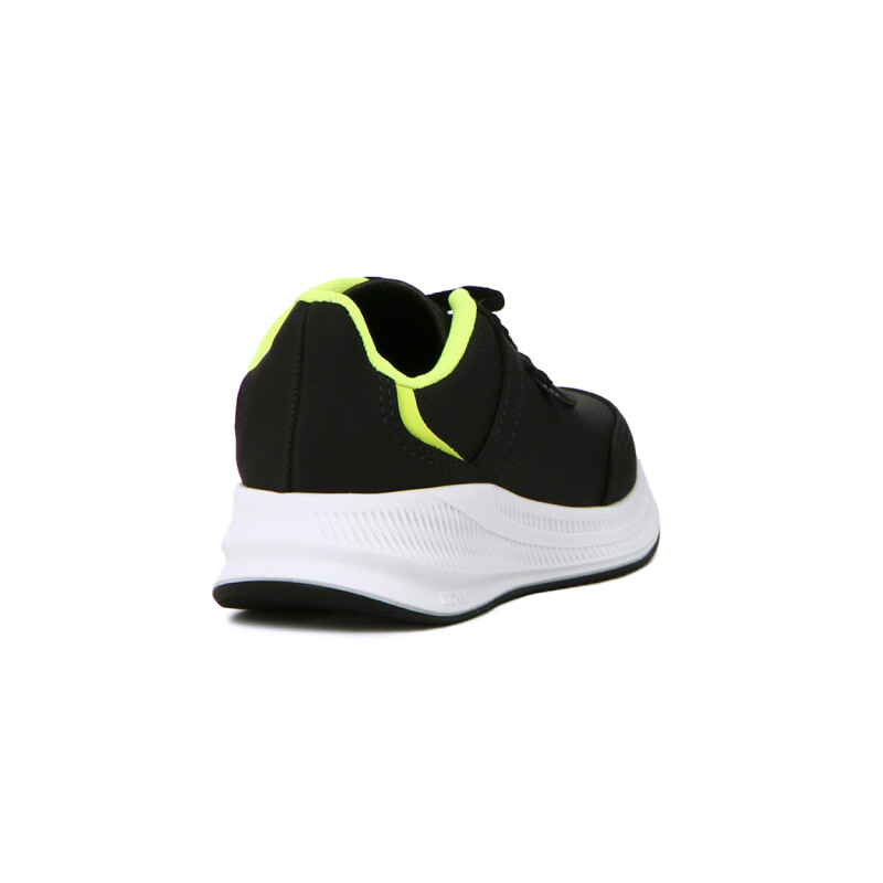 Molekinho Calzado Deportivo Niño Acordonado Negro-amarillo Fluo