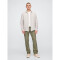 STRAIGHT LINEN PANT MESCULEN GREEN