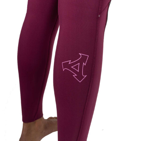 Traje Xcel Womens Comp 3/2 mm Full Wetsuit Chest Zip Púrpura