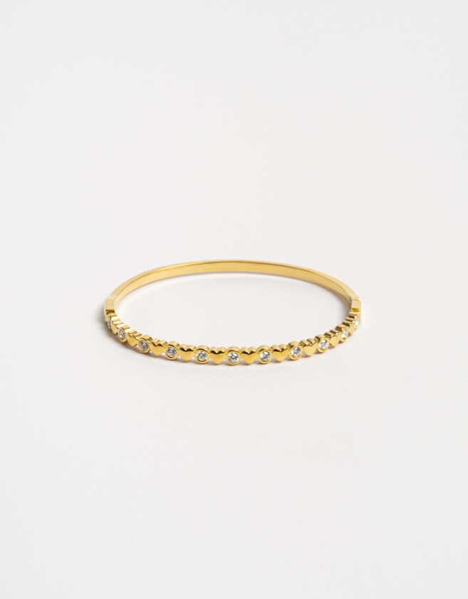 Pulseras Rígidas Premium Gold Pulsera Rígida De Acero Quirurgico - Dorado