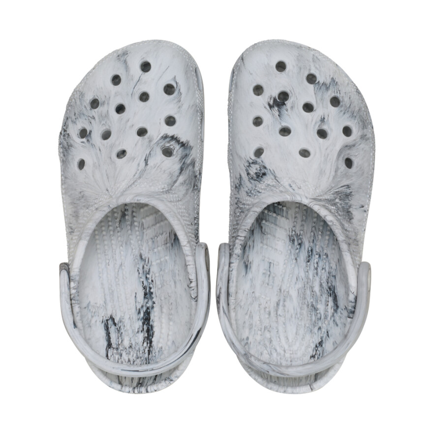 Classic Watercolor Marbled Clog K - Niños mas de 5 años Grey Swirl