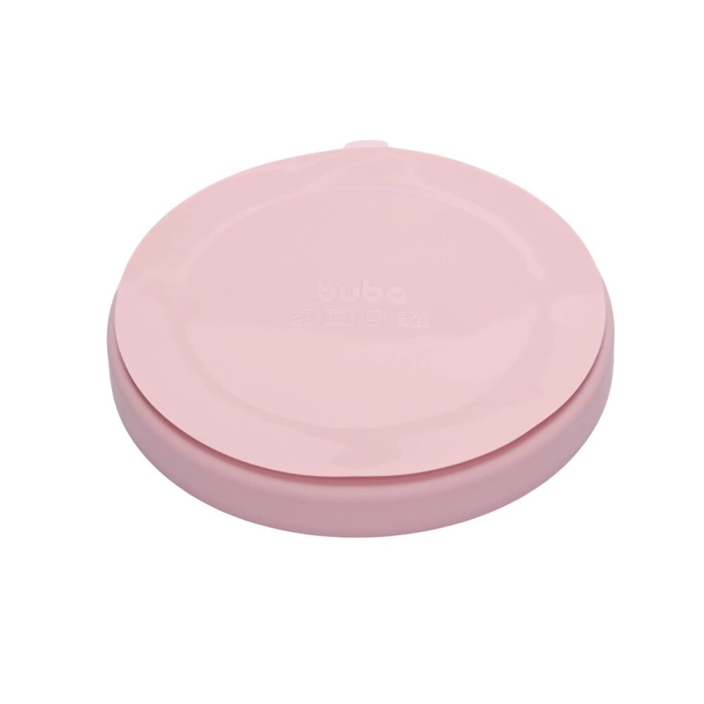 Plato silicona ventosa BUBA OSO rosa