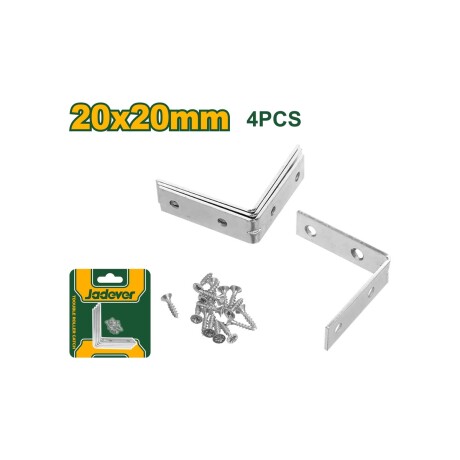 Set 4 mensulas 20x20mm jadever JDCY2K20 Set 4 mensulas 20x20mm jadever JDCY2K20