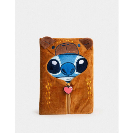 Cuaderno Plush ''stitch Capybara'' Marron Camel