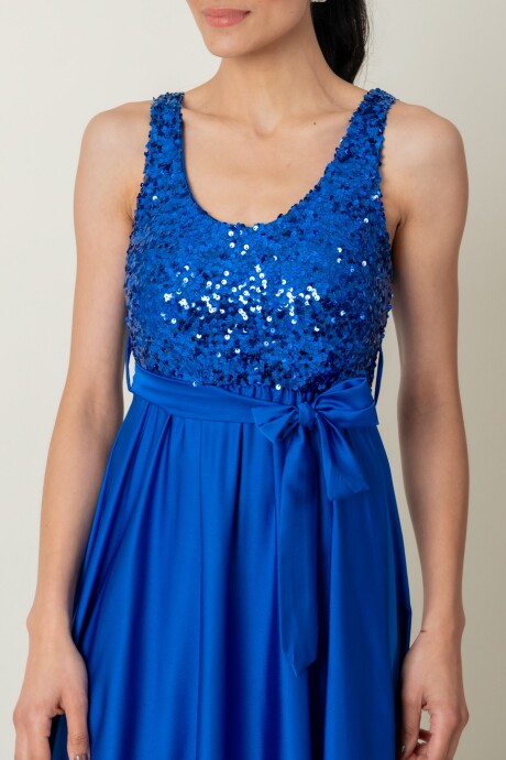 VESTIDO LOTO Azul francia