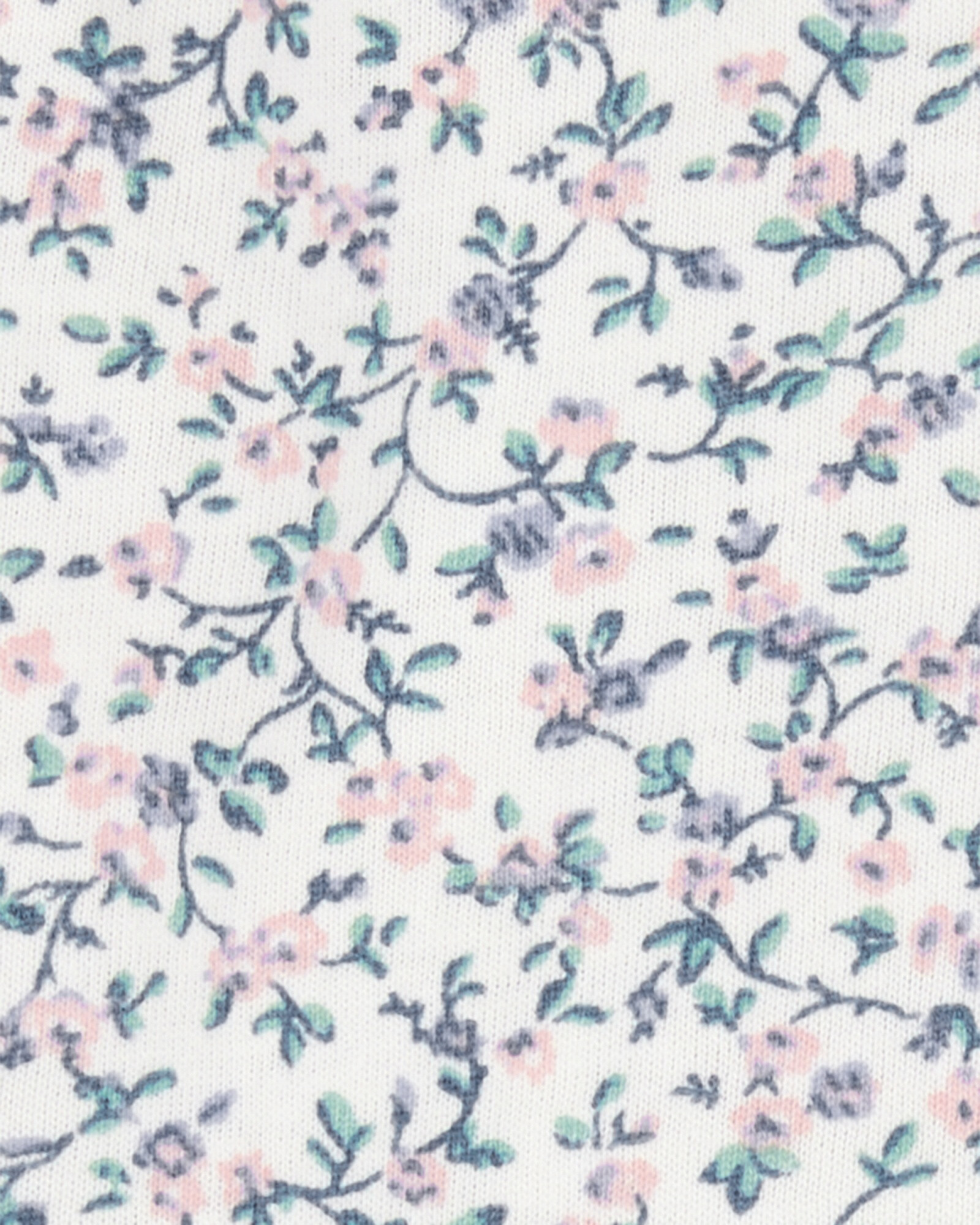 Body de algodón, mangas globo, diseño floral Body de algodón, mangas globo, diseño floral