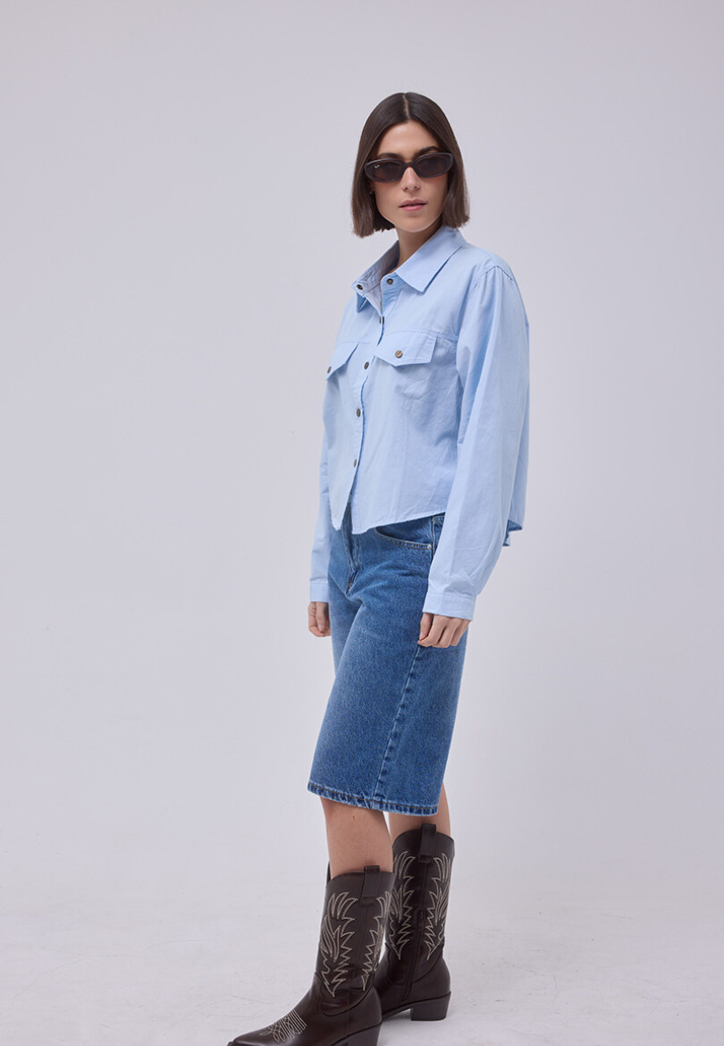 Camisa Dalia Celeste