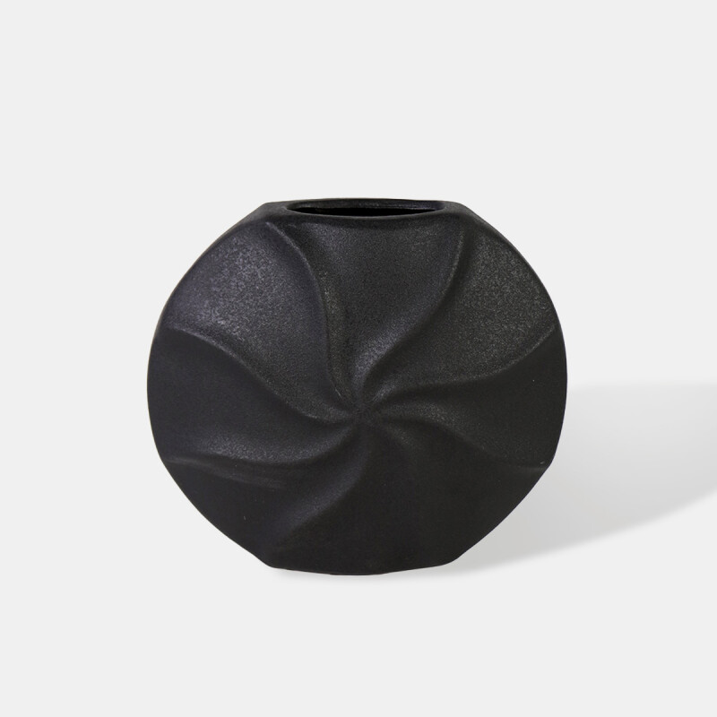 BASE CERAMICA NEGRO 21X7.5X18CM Unica