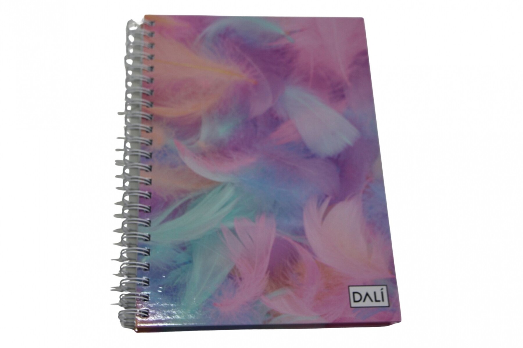CUADERNOLA DALI150 HOJAS STD - TAPA PLUMAS MULTICOLORES 
