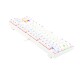 Teclado Gamer Redragon Kumara Rainbow White Switch Red Teclado Gamer Redragon Kumara Rainbow White Switch Red