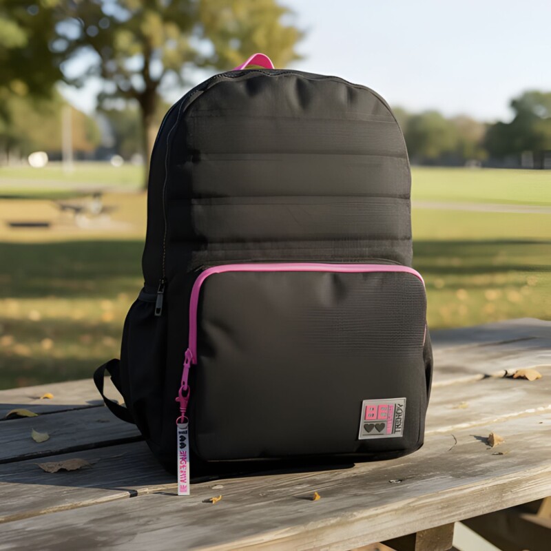 Mochila Trendy diseño Be Negro