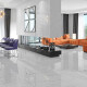 Semi gres blanco marmolado pulido 54x109Cm piso pared GAMAS DE BLANCO