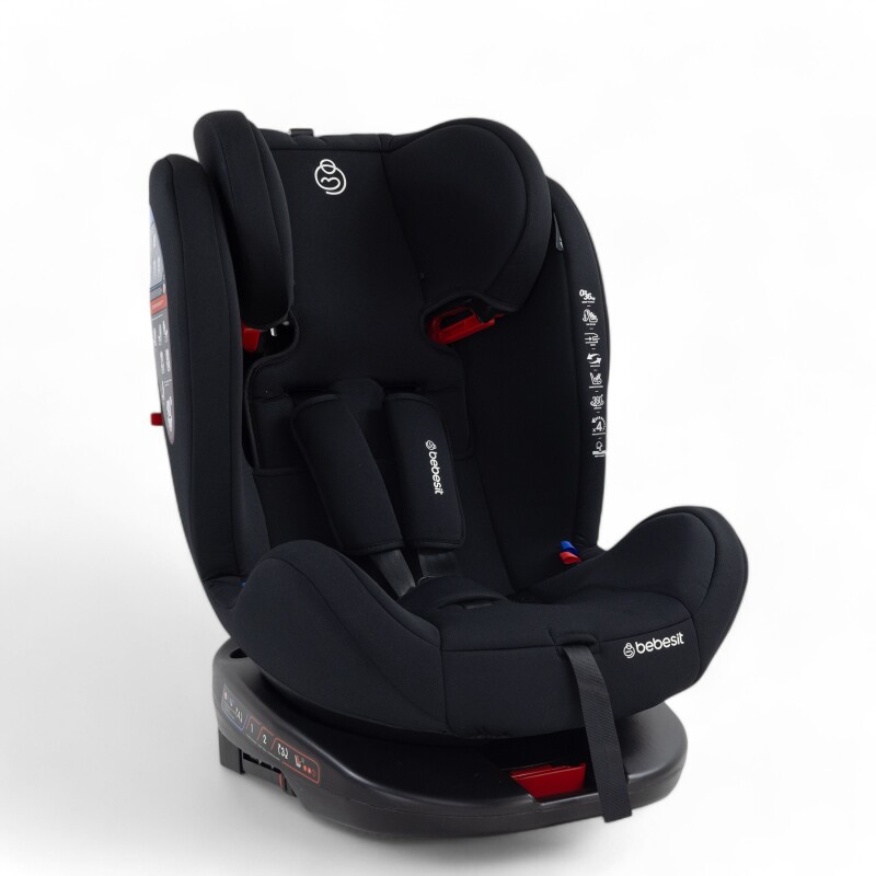 Bebesit Saturn 360 0 a 36 kg Isofix Negro Bebesit Saturn 360 0 a 36 kg Isofix Negro