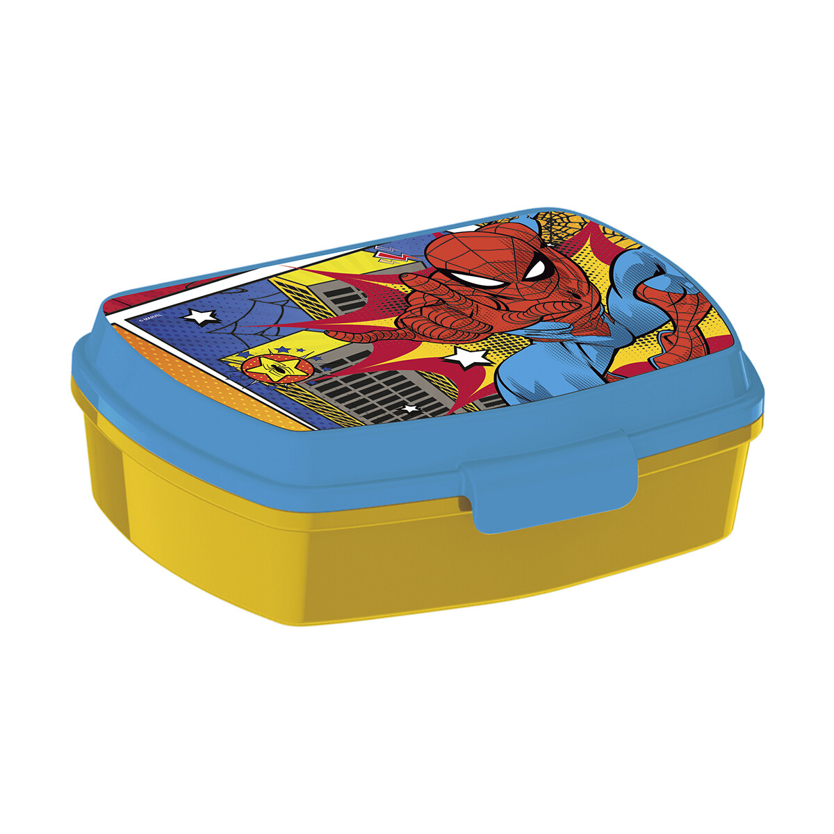 Vianda Plástica Infantil 18 cm - Spiderman 