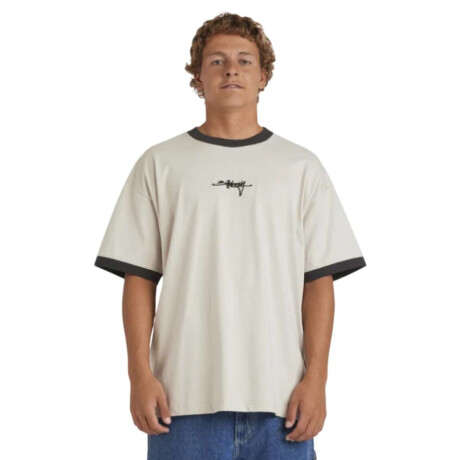 Remera MC Billabong Script Ringer Beige