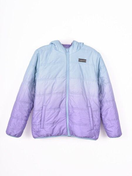 CAMPERA REVERSIBLE LIMON LILA