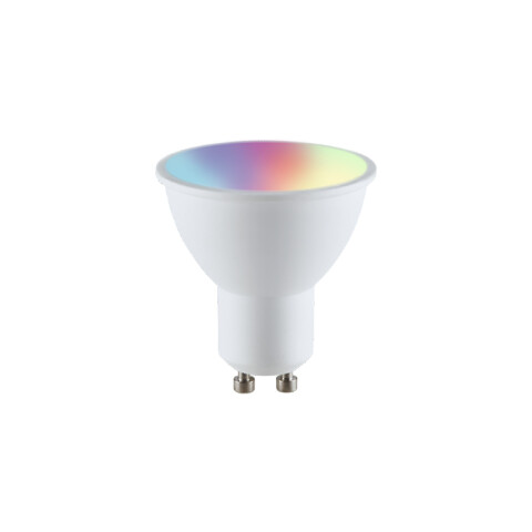 Lámpara dicroica LED TUYA RGBW con wifi 4,8W GU10 IX6004