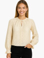 Blusa Florici Beige Claro