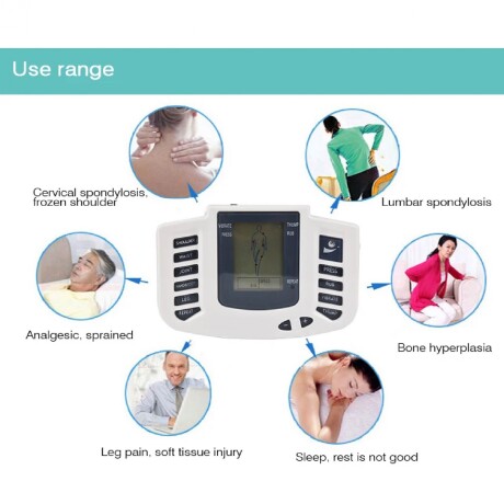 Electroestimulador Masajes 8 Mod 10 Niveles + Zapatillas 001