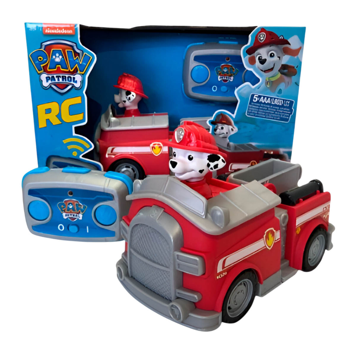 Auto Patrulla Paw Patrol Vehículo C/control Remoto Marshall — El