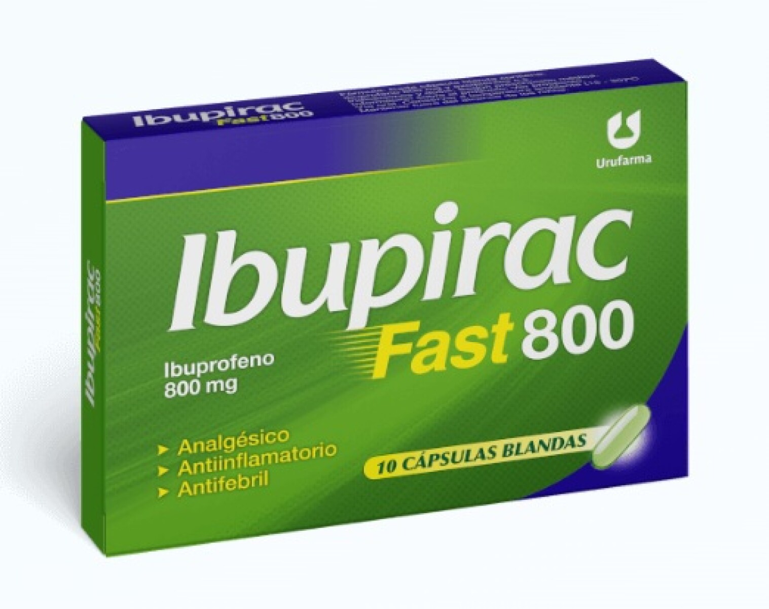 Ibupirac Fast 800 mg 10 Cápsulas Blandas 