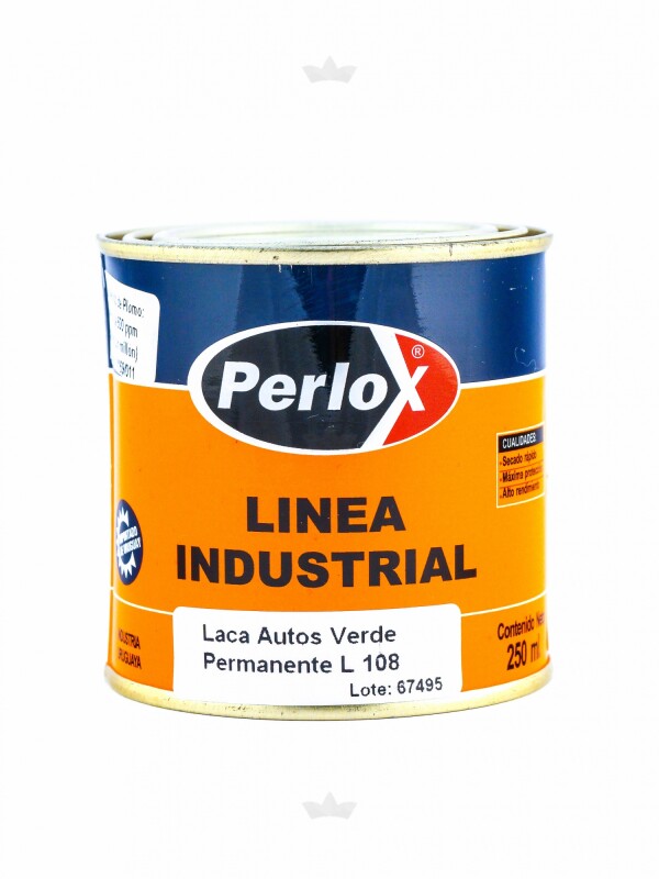 LACA PARA AUTO VERDE PERMANENTE 1/4 L N/A