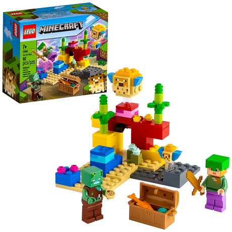 Lego Minecraft 21164 El Arrecife De Coral 92 Piezas Lego Minecraft 21164 El Arrecife De Coral 92 Piezas