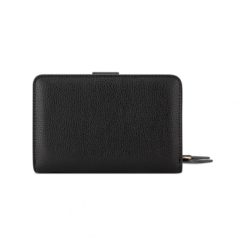 Small Leather Goods Luela French Wallet Black