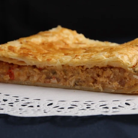 Torta de pollo Porción